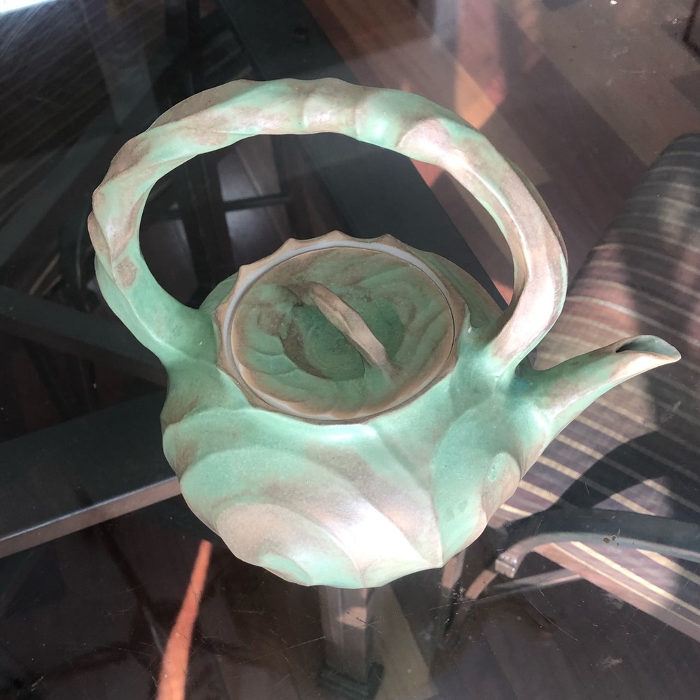 VINTAGE -Signed Teapot